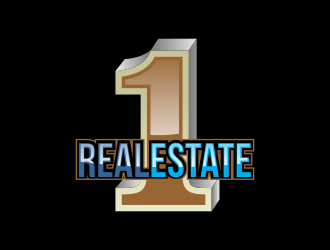 1 Real Estate logo design by AisRafa