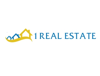 1 Real Estate logo design by ElonStark