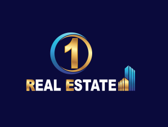 1 Real Estate logo design by haidar