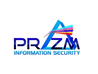 Prizm Information Security logo design by uttam