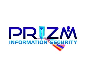 Prizm Information Security logo design by uttam