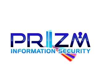 Prizm Information Security logo design by uttam