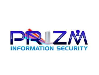 Prizm Information Security logo design by uttam