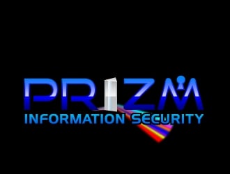 Prizm Information Security logo design by uttam