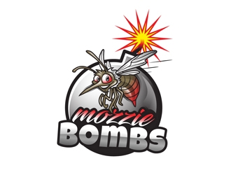 Mozzie Bombs logo design by DreamLogoDesign