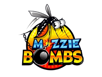 Mozzie Bombs logo design by DreamLogoDesign