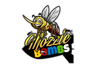 Mozzie Bombs logo design by DreamLogoDesign