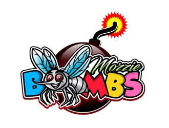 Mozzie Bombs logo design by DreamLogoDesign