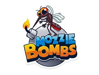 Mozzie Bombs logo design by DreamLogoDesign