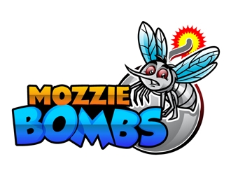 Mozzie Bombs logo design by DreamLogoDesign