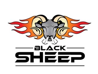 Black Sheep  logo design by shere