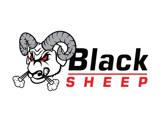 Black Sheep  logo design by Boomstudioz