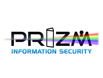 Prizm Information Security logo design by uttam