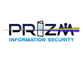 Prizm Information Security logo design by uttam