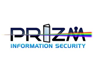 Prizm Information Security logo design by uttam