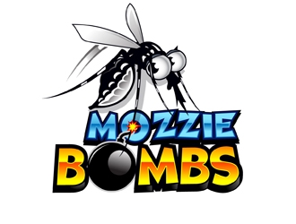 Mozzie Bombs logo design by DreamLogoDesign