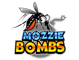 Mozzie Bombs logo design by DreamLogoDesign