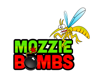 Mozzie Bombs logo design by SmartTaste