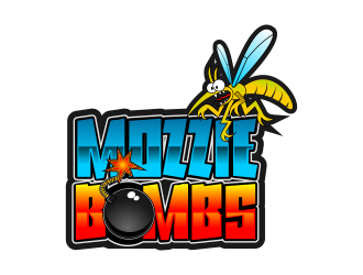 Mozzie Bombs logo design by SmartTaste