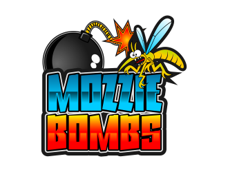 Mozzie Bombs logo design by SmartTaste