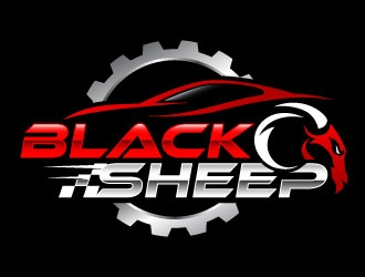 Black Sheep  logo design by daywalker