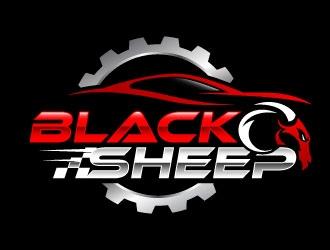 Black Sheep  logo design by daywalker