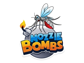 Mozzie Bombs logo design by DreamLogoDesign