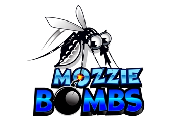 Mozzie Bombs logo design by DreamLogoDesign