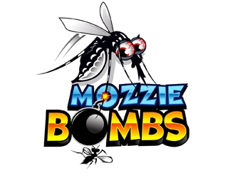 Mozzie Bombs logo design by DreamLogoDesign