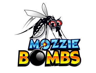 Mozzie Bombs logo design by DreamLogoDesign