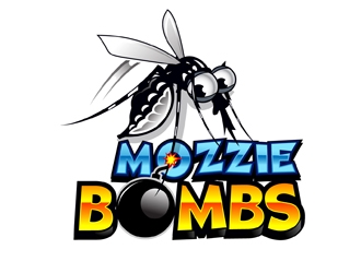 Mozzie Bombs logo design by DreamLogoDesign