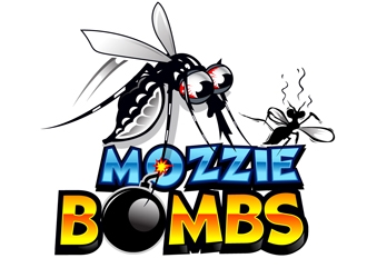 Mozzie Bombs logo design by DreamLogoDesign