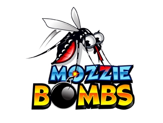 Mozzie Bombs logo design by DreamLogoDesign