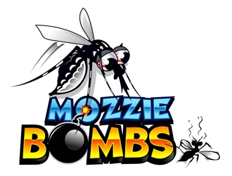 Mozzie Bombs logo design by DreamLogoDesign