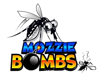 Mozzie Bombs logo design by DreamLogoDesign