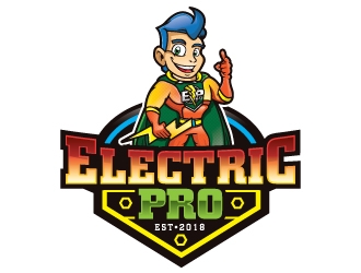 Electric Pro logo design by Godvibes