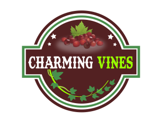 CharmingVines logo design by cgage20