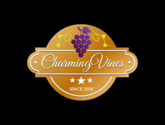 CharmingVines logo design by reight