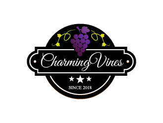 CharmingVines logo design by reight