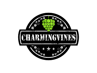 CharmingVines logo design by Republik