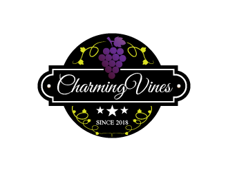 CharmingVines logo design by reight