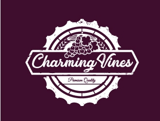 CharmingVines logo design by emberdezign