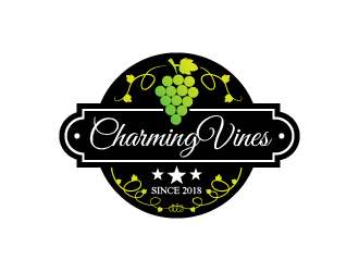 CharmingVines logo design by reight