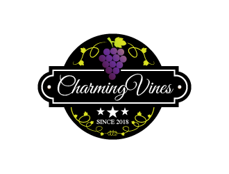 CharmingVines logo design by reight