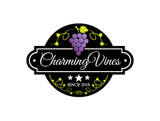 CharmingVines logo design by reight