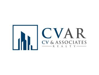 CVAR- CV & ASSOCIATES REALTY logo design by RIANW