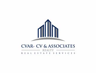 CVAR- CV & ASSOCIATES REALTY logo design by ammad