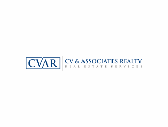 CVAR- CV & ASSOCIATES REALTY logo design by ammad