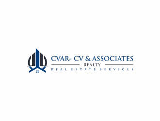 CVAR- CV & ASSOCIATES REALTY logo design by ammad