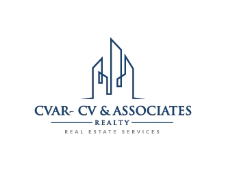 CVAR- CV & ASSOCIATES REALTY logo design by jafar